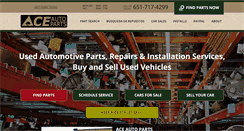 Desktop Screenshot of ace-autoparts.com