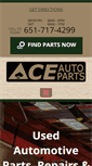 Mobile Screenshot of ace-autoparts.com